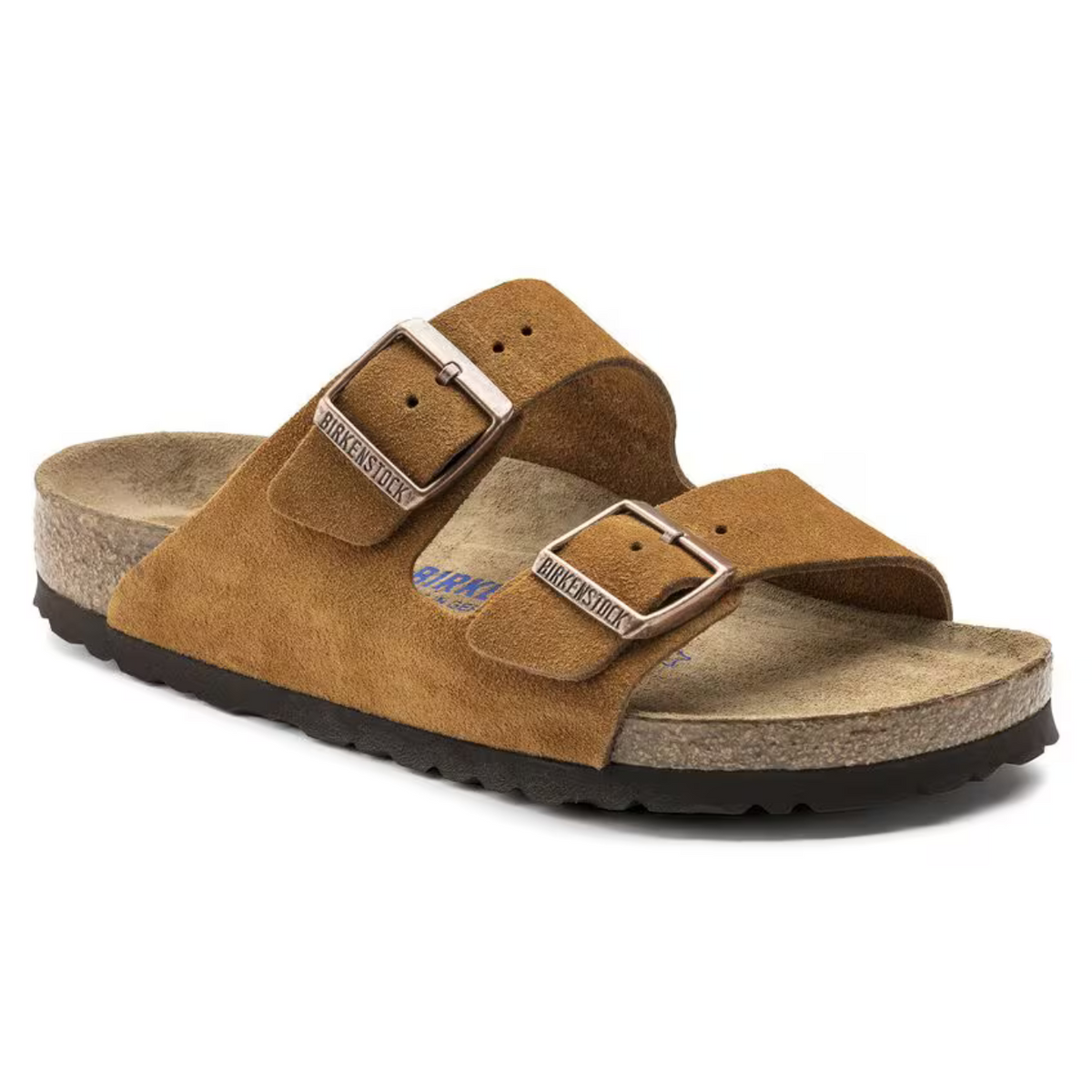 Birkenstock Arizona Mink Suede Unisex Two-Strap Sandals